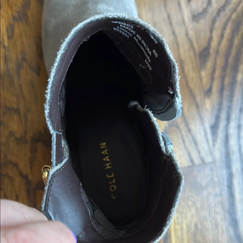 Women’s Cole Haan Haidyn Suede Ankle Boots with Buckle 6B - Picture 7 of 14